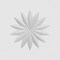 Ekena Millwork Standard Sedgwick Flower Rosette With Square Edge, 3"W x 3"H x 1/2"P ROSP030X030X050SDG09 - alternate 4